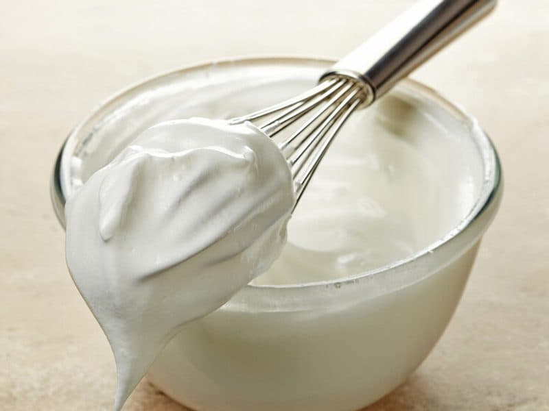 Whipped whites
